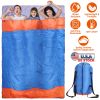 3 People Sleeping Bag  Water Resistant  Cotton Liner