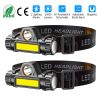 2 Packs Rechargeable Headlamp IPX4 Waterproof Headlight