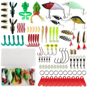 94Pcs Fishing Lures Kit   Tackle Box for Freshwater and Saltwater