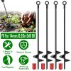 4 Pack Heavy Duty Ground Auger Stakes