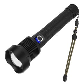 LED Tactical Flashlights 30000LM USB Rechargeable  Water-Resistant Zoomable  w/ 3 Modes