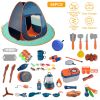 56Pcs Kids Camping Toy Set  Camping Set For Over 3 Years Old