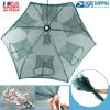 Fishing Trap  Net 6 Sides 6 Holes Cast Mesh Trap Automatic