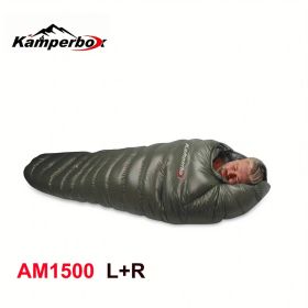 Kamperbox Outdoor Camping Down Sleeping Bag Winter Warm And Waterproof