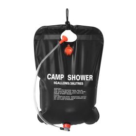 Portable Solar Heated Shower Bag 5 Gallons w/ On-Off Switchable