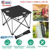 Foldable Camping Table  with Cup Holder Carrying Bag