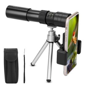 Zoom Monocular Telescope HD Phone Telephoto Lens Holder Tripod