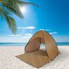 Beach Tent  Anti-UV Automatic Waterproof  w/ Net Window Storage Bag