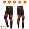 Winter Heated Pants  with 12 Heating Zones 5V USB Powered  with 3 Heating Levels Machine Washable