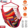 Hammock Hanging Chair  with 2 Pillows 265LBS Load-bearing