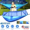 600lbs Load 2 Persons Hammock w/Mosquito Net  w/ Strap Hook Carry Bag