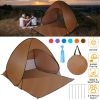 Beach Tent  Anti-UV Automatic Waterproof  w/ Net Window Storage Bag