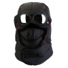 Unisex Thermal Winter Goggles Windproof Dustproof Breathable Hat w/ Neck Flap Detachable Face Mask