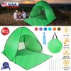 Beach Tent  Anti-UV Automatic Waterproof  w/ Net Window Storage Bag