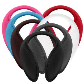 2Pcs Ear Warmers Unisex Winter Earmuffs Behind-the-Head (Option: Roblu)