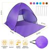 Beach Tent  Anti-UV Automatic Waterproof  w/ Net Window Storage Bag