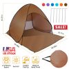 Beach Tent  Anti-UV Automatic Waterproof  w/ Net Window Storage Bag