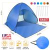 Beach Tent  Anti-UV Automatic Waterproof  w/ Net Window Storage Bag