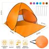 Beach Tent  Anti-UV Automatic Waterproof  w/ Net Window Storage Bag