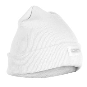 Unisex 5 LED Knitted Beanie Winter Warm Hat  Headlamp (Option: White)