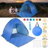 Beach Tent  Anti-UV Automatic Waterproof  w/ Net Window Storage Bag