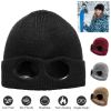 Unisex Knit Beanie Hat with Goggle