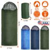 Camping Sleeping Bags for Adults Teens Moisture-Proof Hiking Sleep Bag with Carry Bag