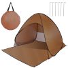 Beach Tent  Anti-UV Automatic Waterproof  w/ Net Window Storage Bag