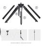 Outdoor camping three-legged stand lighting tower canopy