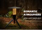 Outdoor camping three-legged stand lighting tower canopy