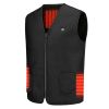 Heat Jacket Vest 3 Heating Gear Adjustable USB  w/ 5 Heating Zones