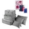 9Pcs Clothes Storage Bags Water-Resistant Travel Luggage Organizer