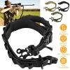 Tactical  Adjustable Shoulder Strap Rifle Shotgun Belts w/ 15-Shell Holders