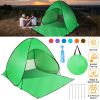 Beach Tent  Anti-UV Automatic Waterproof  w/ Net Window Storage Bag